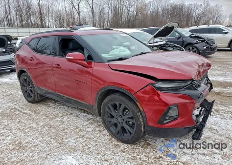 2021 Chevrolet Blazer Rs из США, поврежденный, VIN 3GNKBKRS1MS575765